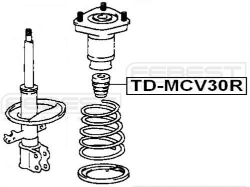 SAFEBEST Амортизатор подвески, арт. TDMCV30R #1