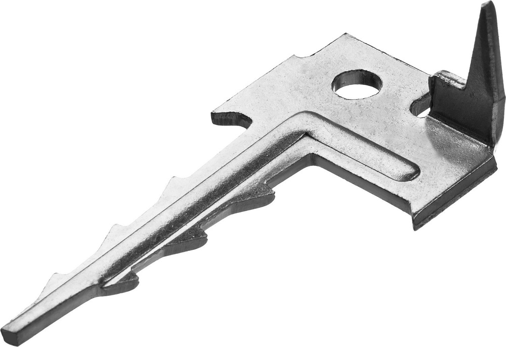 ЗУБР Ключ, 60 x 30 мм, цинк, 200 шт, крепеж с шипом для террасной доски (30705)  #1