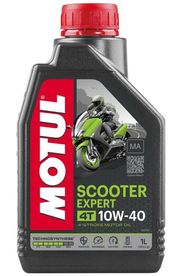 MOTUL Scooter Expert 4T 10W-40 Масло моторное, Полусинтетическое, 1 л #1