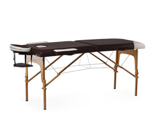 Bodo 2-ух секционный массажный стол Lucerne деревянные ножки #1