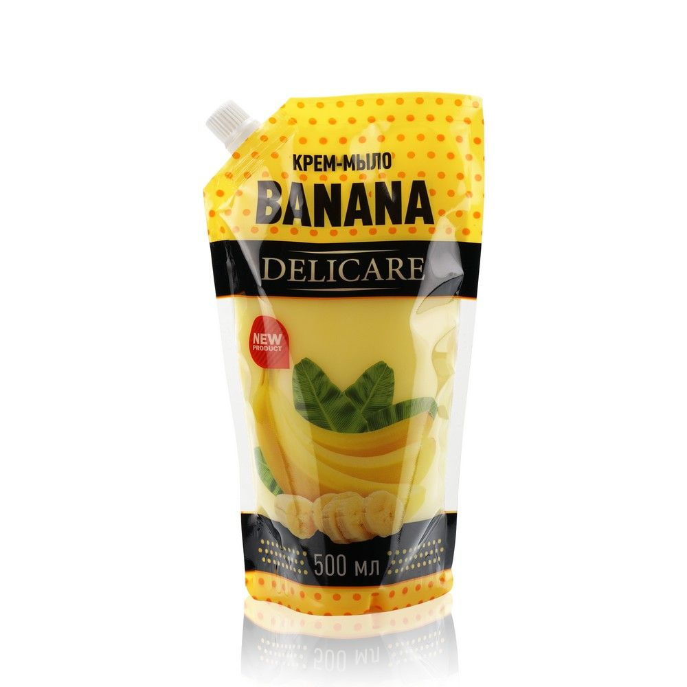 Жидкое мыло Delicare Арома " Банан " дой-пак 500мл - 1 шт #1