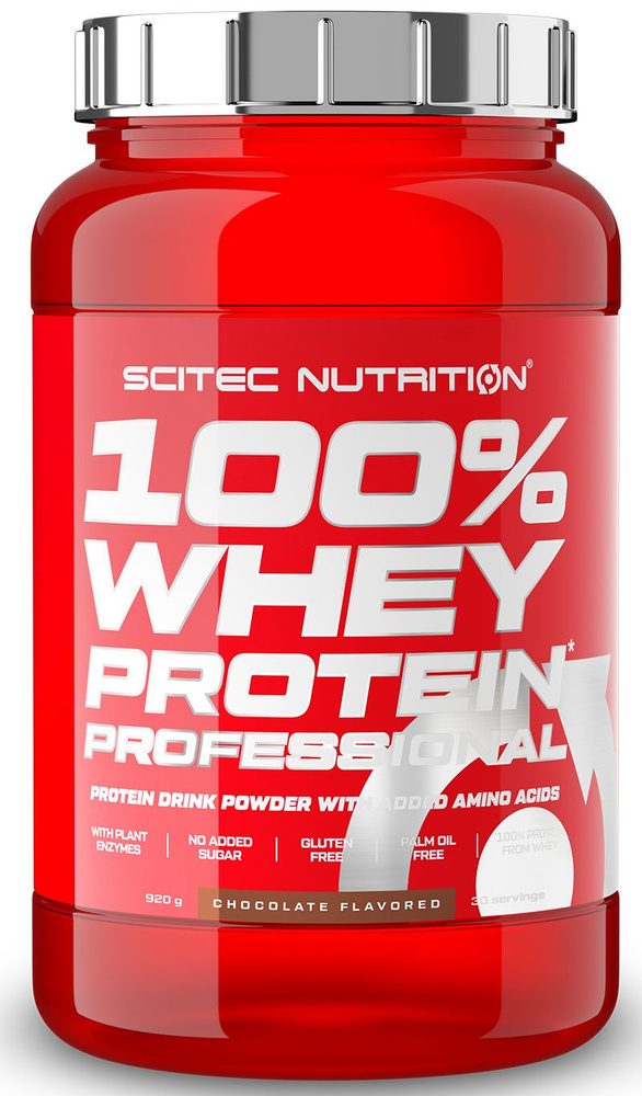 Протеин сывороточный Scitec Nutrition 100% Whey Protein Professional 920 г шоколад  #1