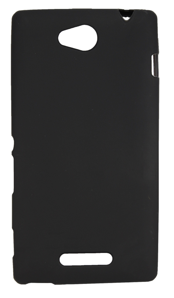 Накладка силиконовая для Sony Xperia С (C2305 / S39H) черная #1