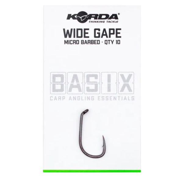 Крючок карповый Korda Basix Wide Gape № 4 10 шт #1