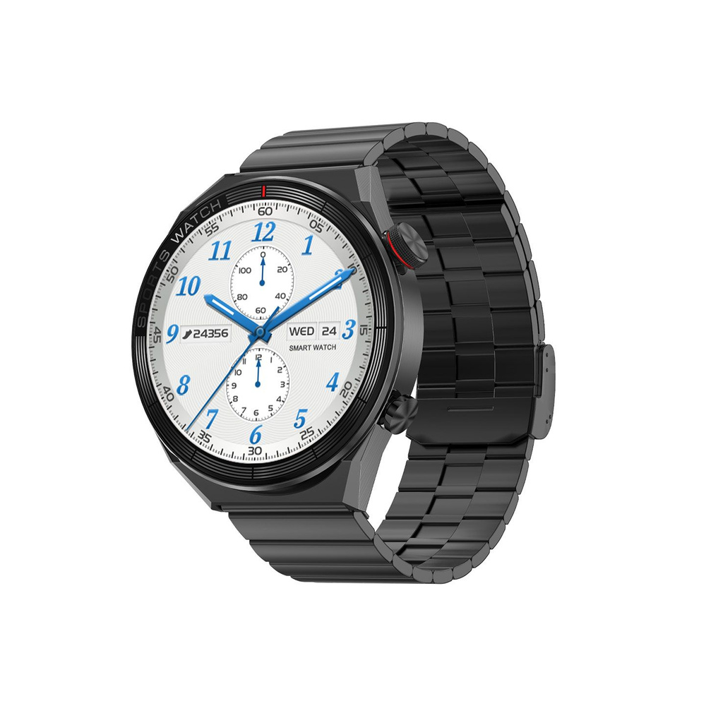 realme Умные часы DT NO 1  3 MAX ULTRA31, 46mm, черный металл #1