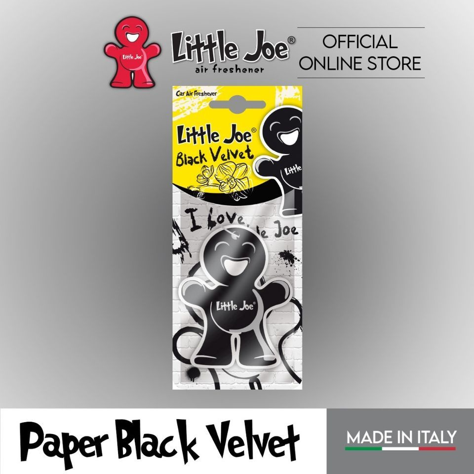 Ароматизатор бумажный подвесной человечек Little Joe Paper Black Velvet, Восточные нотки  #1