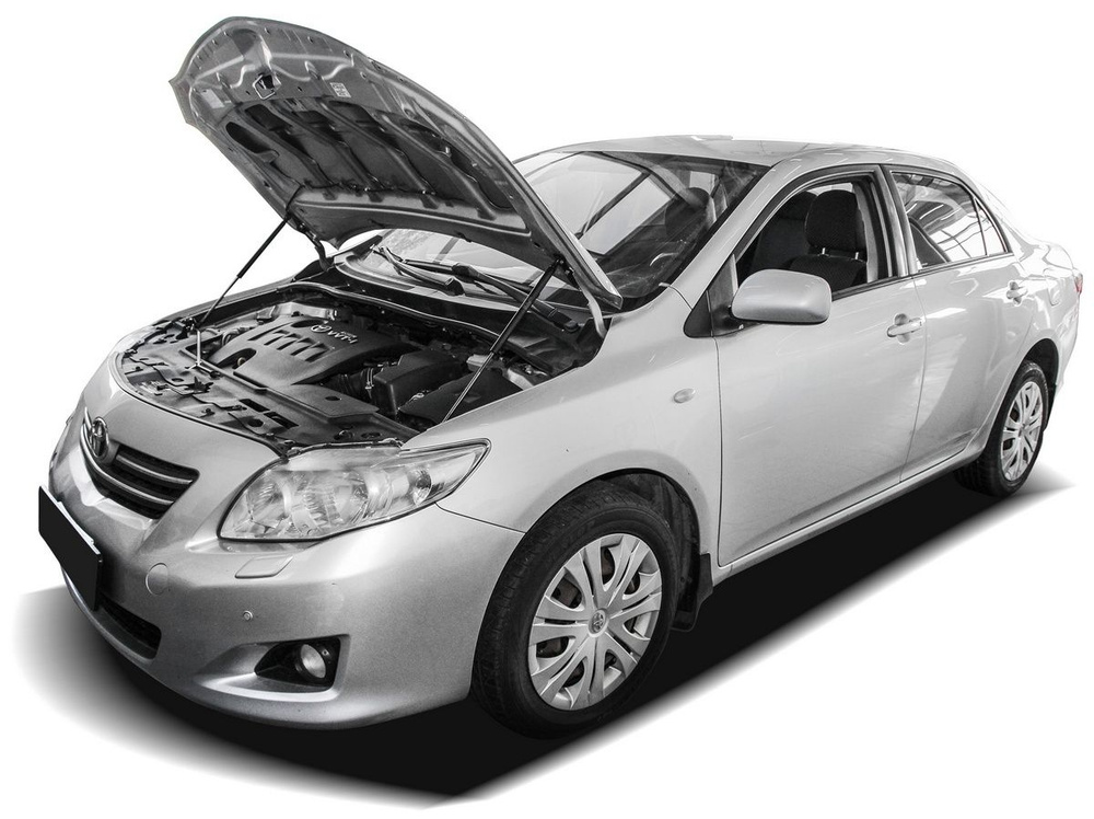 Газовые упоры капота АвтоУпор для Toyota Corolla E140, E150 2006-2013, 2 шт., UTOCOR021  #1