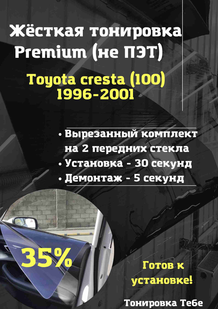 Тонировка съемная, 85х45 см, светопропускаемость 35% #1