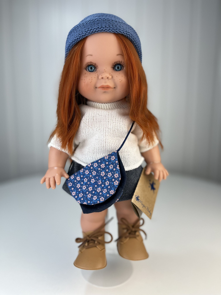 Кукла Lamagik "Бетти", рыжие волосы, в юбке и свитере, 30 см, арт. 3138  #1