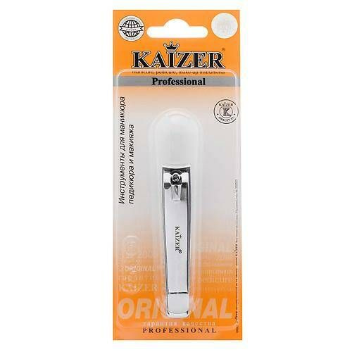 Kaizer Клиппер большой для маникюра и педикюра, 80 мм, серебро  #1