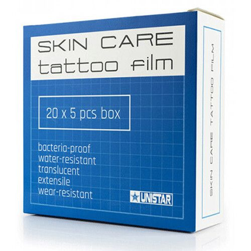 Пленка для заживления татуировки Skin Care Tattoo Film 12.5 см Х 12.5 см (5 шт)  #1