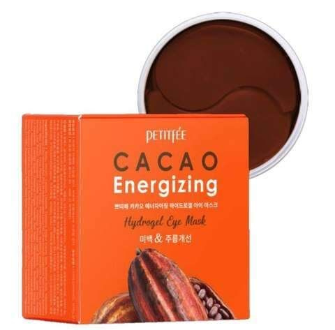 Petitfee Гидрогелевые патчи с какао Cacao Energizing Hydrogel Eye Mask #1