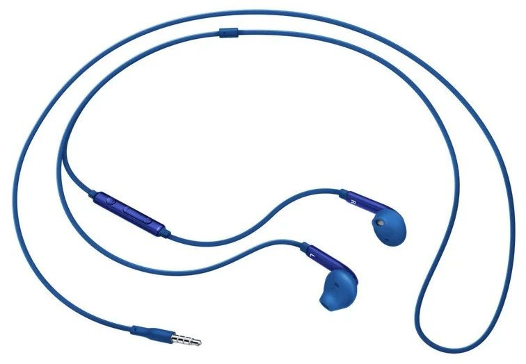 Проводные наушники с микрофоном Samsung EO-EG920, синие #1