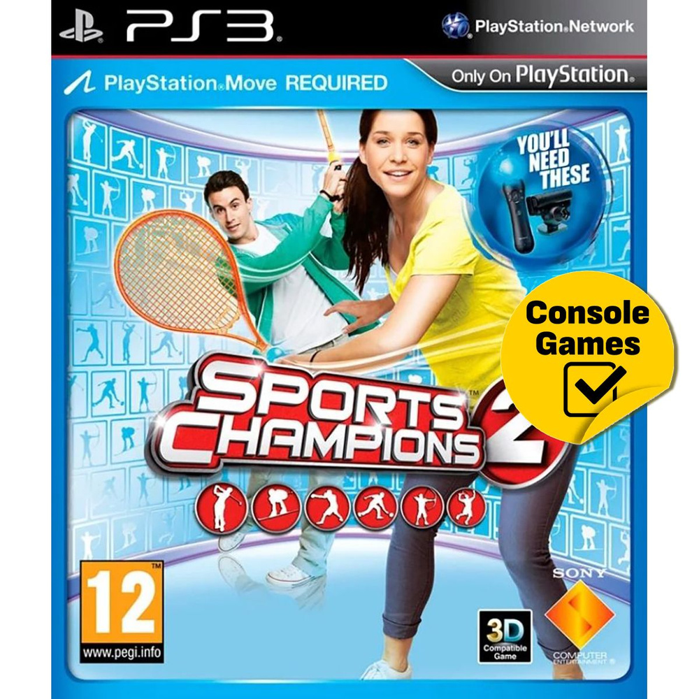 Игра PS3 Праздник Спорта 2 (Sports Champions 2) для PlayStation Move (Ростест) (PlayStation 3, Русская #1