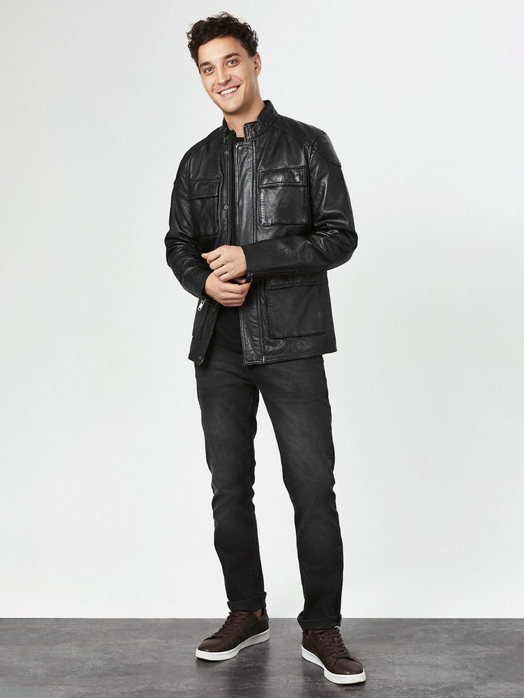 Куртка кожаная JORG WEBER CASUAL - купить с доставкой по выгодным ценам ...