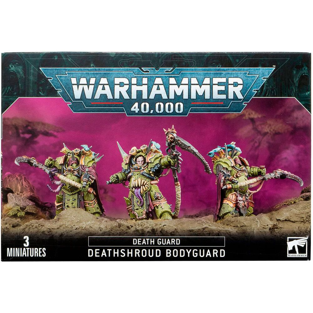 Модель для сборки Warhammer 40000 Death Guard: Deathshroud Bodyguard #1