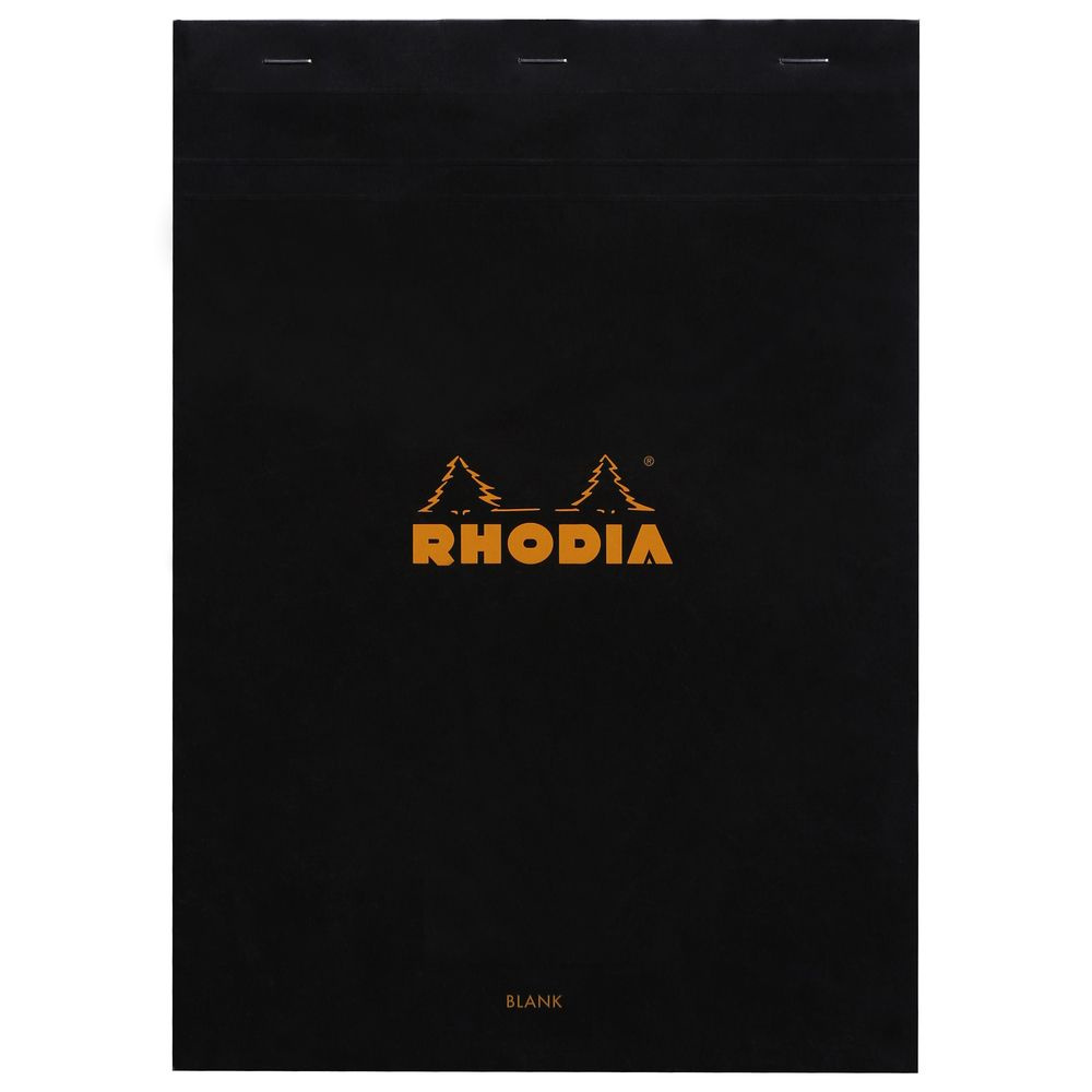 Блокнот Rhodia Basics №18, A4, без линовки, 80 г, Черный #1