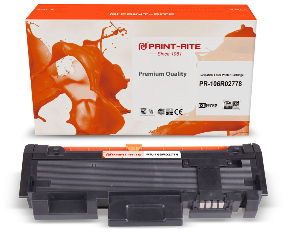 Картридж лазерный Print-Rite TFX879BPU1J PR-106R02778 106R02778 черный (3000стр.) для Xerox Phaser 3052/3260/WC #1