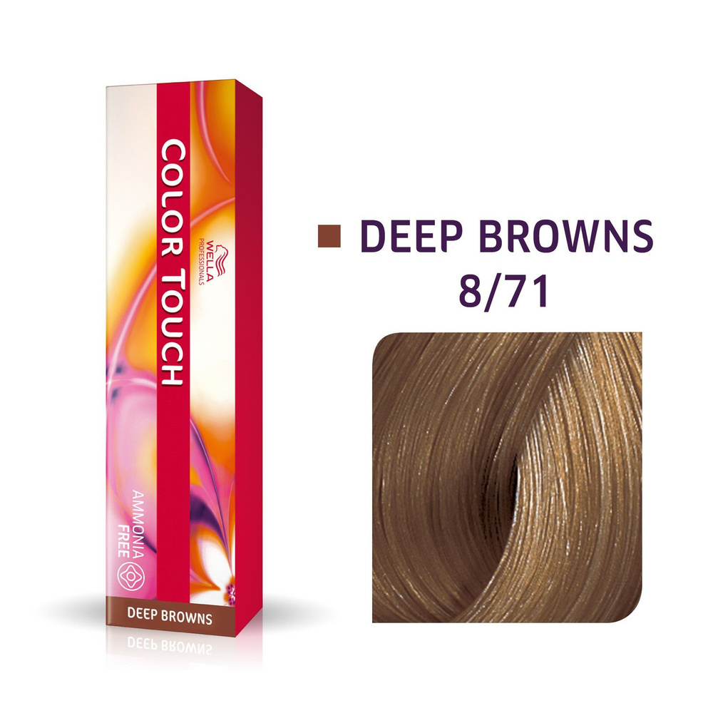 Оттеночная краска для волос Wella Professionals Color Touch 8/71 #1