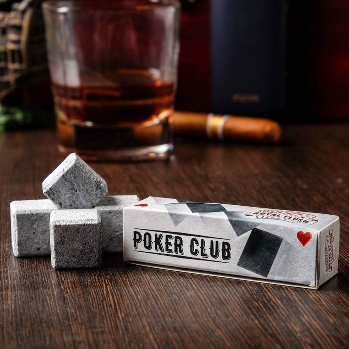 Камни для виски "Покер", 4 шт #1
