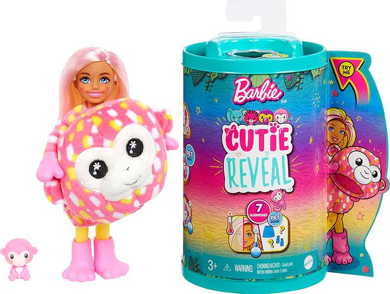 Кукла Барби Челси Barbie Cutie Reveal Chelsea Monkey (Костюм Обезьяны) #1