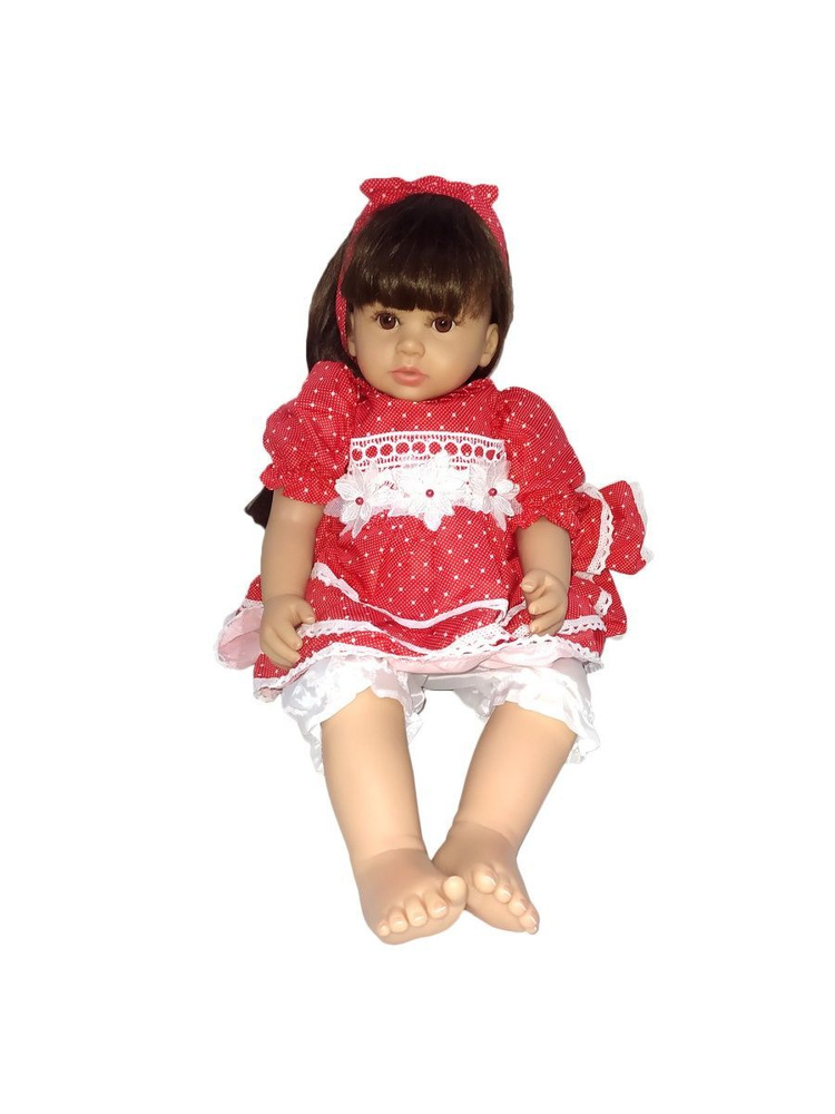 Мягконабивная кукла Реборн девочка Венера, игрушка Reborn 60 см  #1