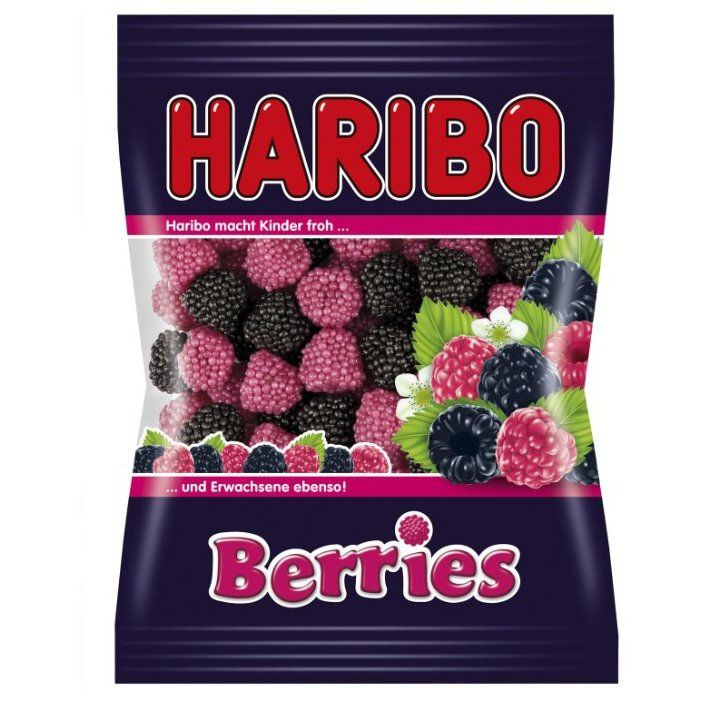 Мармелад жевательный Haribo Berries/Мармелад Харибо со вкусом малины и ежевики 175гр (Германия)  #1