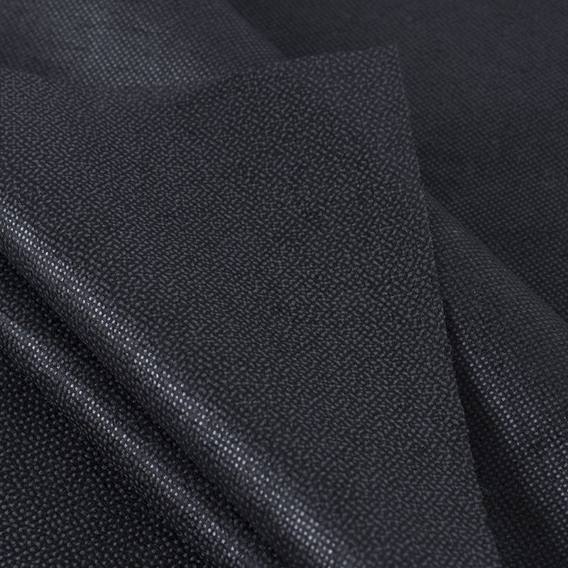 Стабилизатор ткани, Флизелин клеевой 90 см 25 гр/м2, Отрез 90х200 см, цвет черный  #1