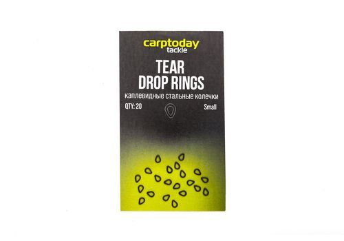 Стальные колечки каплевидные Carptoday Tackle Tear Drop Rings, рыболовные товары, всё для рыбалки, снасти #1