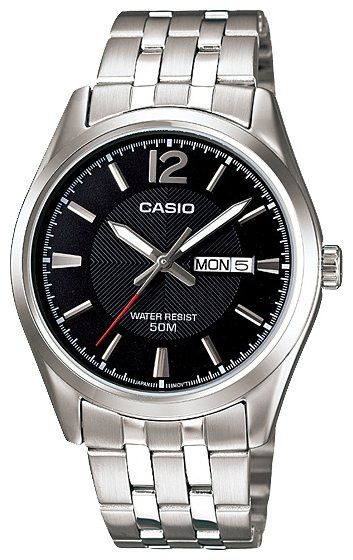 Наручные часы Casio MTP-1335D-1A с индикацией числа и дня недели, батарейка в подарок  #1