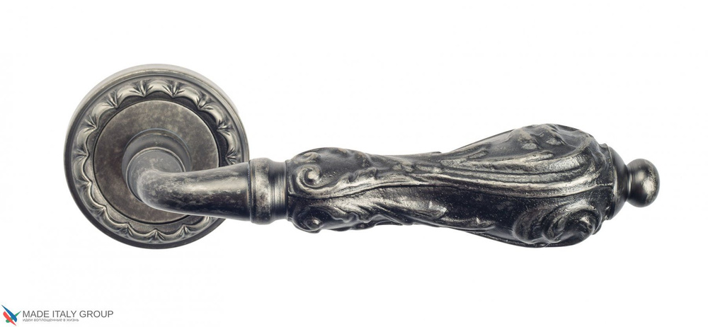 Дверная ручка Venezia MONTE CRISTO D2 античное серебро #1