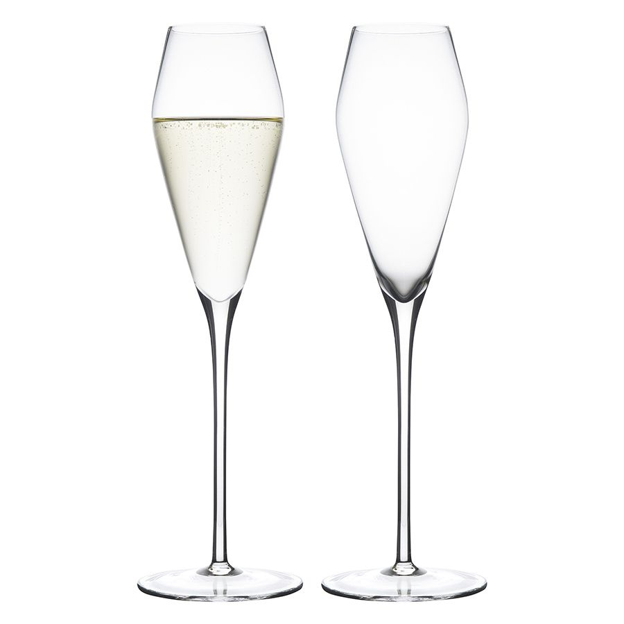 Набор бокалов для шампанского из 2х штук Liberty Jones "Flavor" 260мл, выдувное стекло (PS_LJ_FL_CHPGLS_260-2) #1