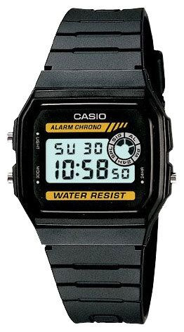 Наручные электронные часы Casio F-94WA-9DG винтажные с будильником и секундомером  #1
