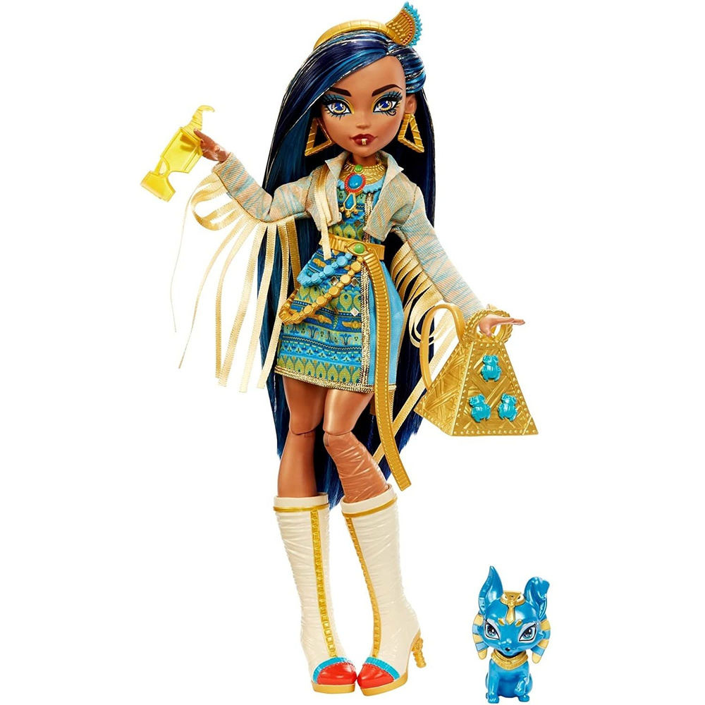 Кукла Монстр Хай Клео де Нил (3-е поколение, 2022) (Monster High Doll Cleo De Nile)  #1