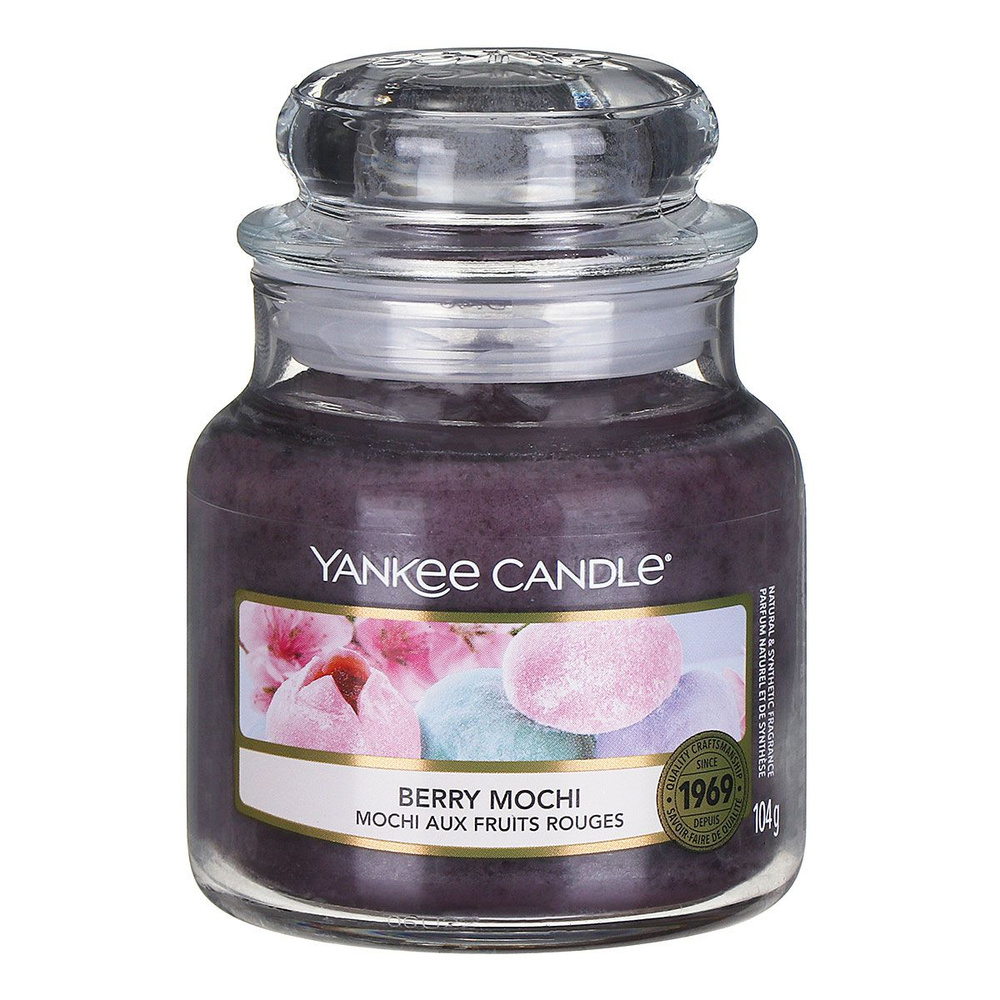 Yankee Candle Свеча ароматическая "Ягодный Моти", 9 см х 6 см, 1 шт  #1