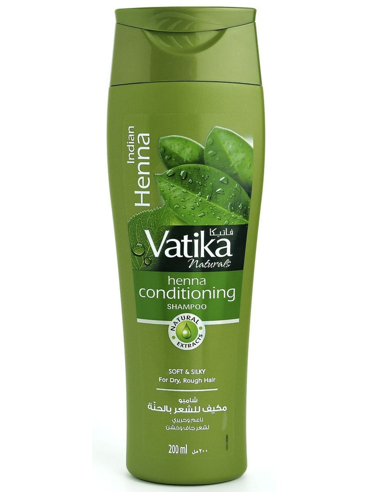 Шампунь Dabur Vatika indian Henna кондиционирование для сухих и поврежденных волос с Индийской хной, #1