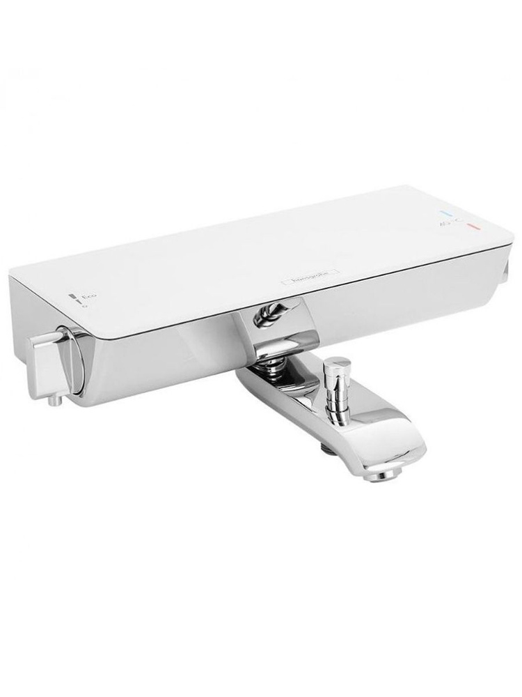 Термостат для ванны, полка 350 мм, хром/белый, Hansgrohe Ecostat Select 13141400  #1