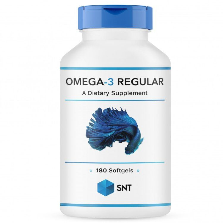 Полиненасыщенные жирные кислоты / Омега SNT Omega-3 Regular softgel (180кап.)  #1