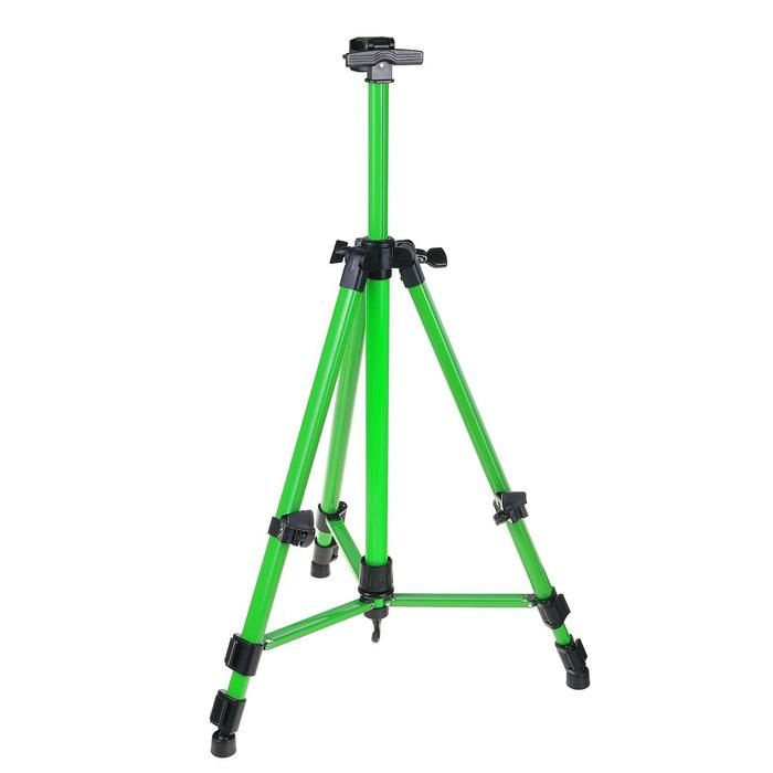 Мольберт телескопический Calligrata тренога, металлический, зеленый, размер 51-153 см (2422538)  #1