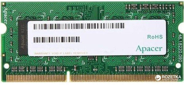 Apacer Оперативная память DDR3 1333 Мгц 1x4 ГБ (DS.04G2J.K9M) #1