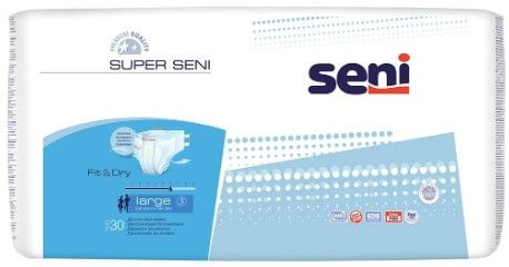 Подгузники для взрослых Super Seni large (обхват 100-150 см), 30 шт. / для мужчин / для женщин  #1