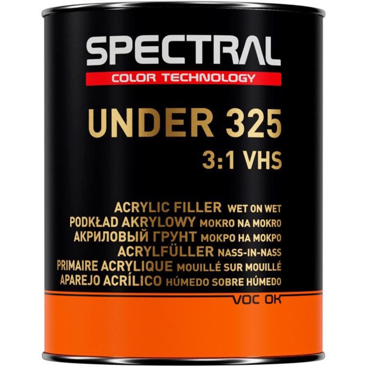 SPECTRAL Грунт UNDER 325, ЧЕРНЫЙ (0,75 л) + Отвердитель SPECTRAL H6525 (0,25 л)  #1