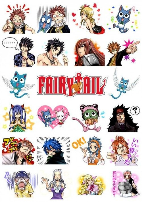 Наклейки Fairy Tail No.1 #1