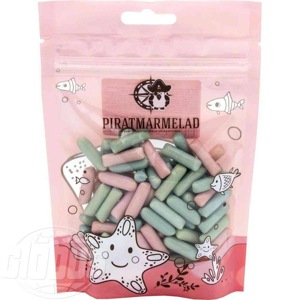 Конфеты жевательные Piratmarmelad вкус жвачки Бабл-гам, 125 г - купить ...