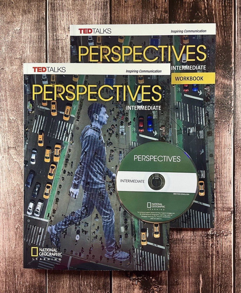 Perspectives Intermediate. Полный комплект. Student's Book and Workbook + CD #1