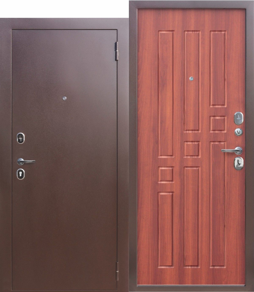 Входная дверь Ferroni Гарда 8мм Рустикальный Дуб (960мм) правая  #1