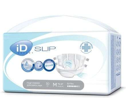 Подгузники для взрослых iD Slip Basic размер M упаковка 30 штук  #1