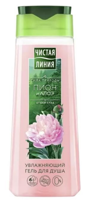 Чистая Линия Гель для душа Увлажняющий Пион и алоэ, 250 мл - купить с ...