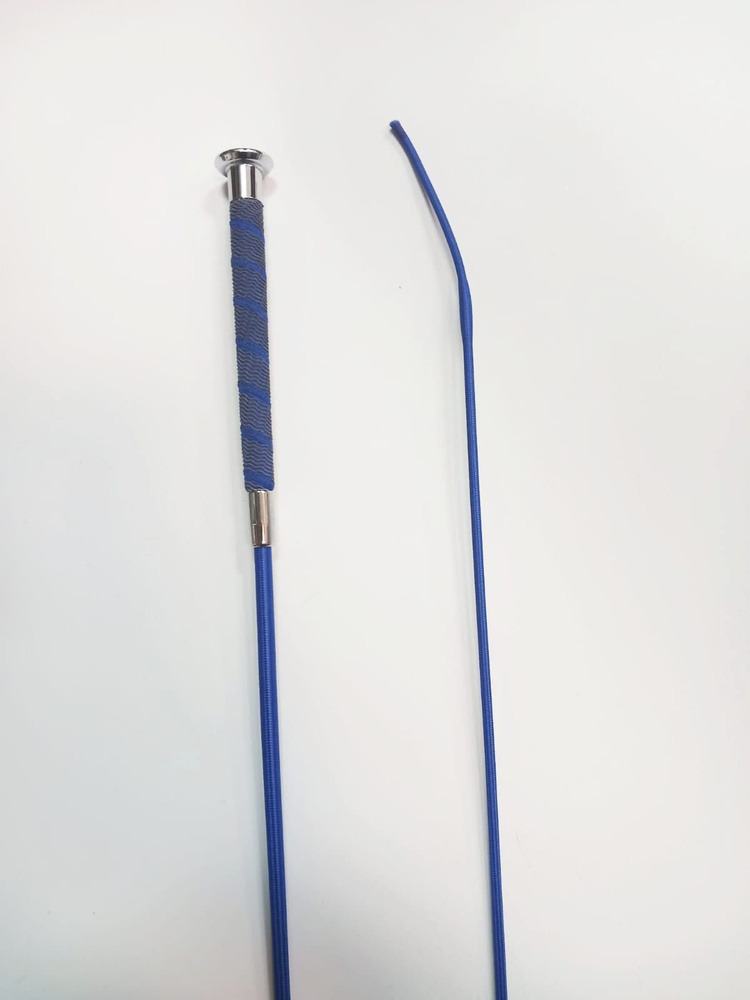 Хлыст прорезиненная ручка 110 см HV (синий) #1