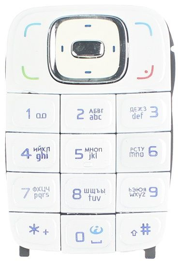 Клавиатура для Nokia 6131 белая #1